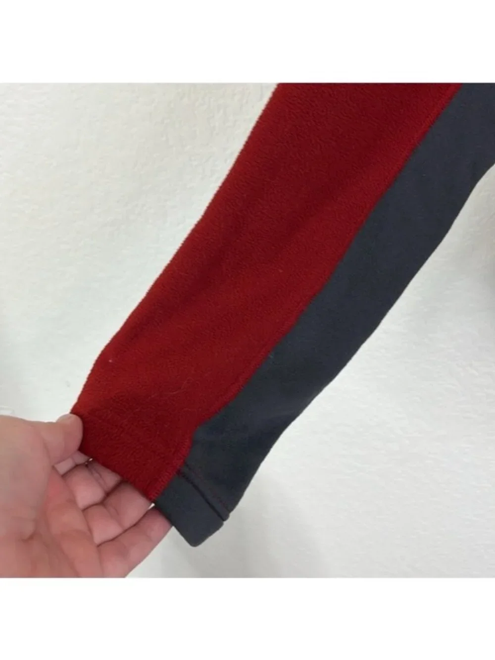 The North Face Men's Red Quarter-Zip Sweater